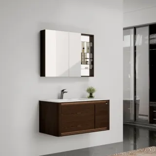 Тумба под раковину  Black&White Universe 9291000 американский орех 100 см